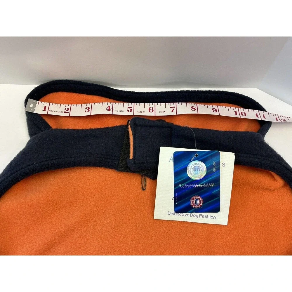 NWT All Star Dogs Auburn University Embroidered‎ Sleeveless Dog Fleece X-Large